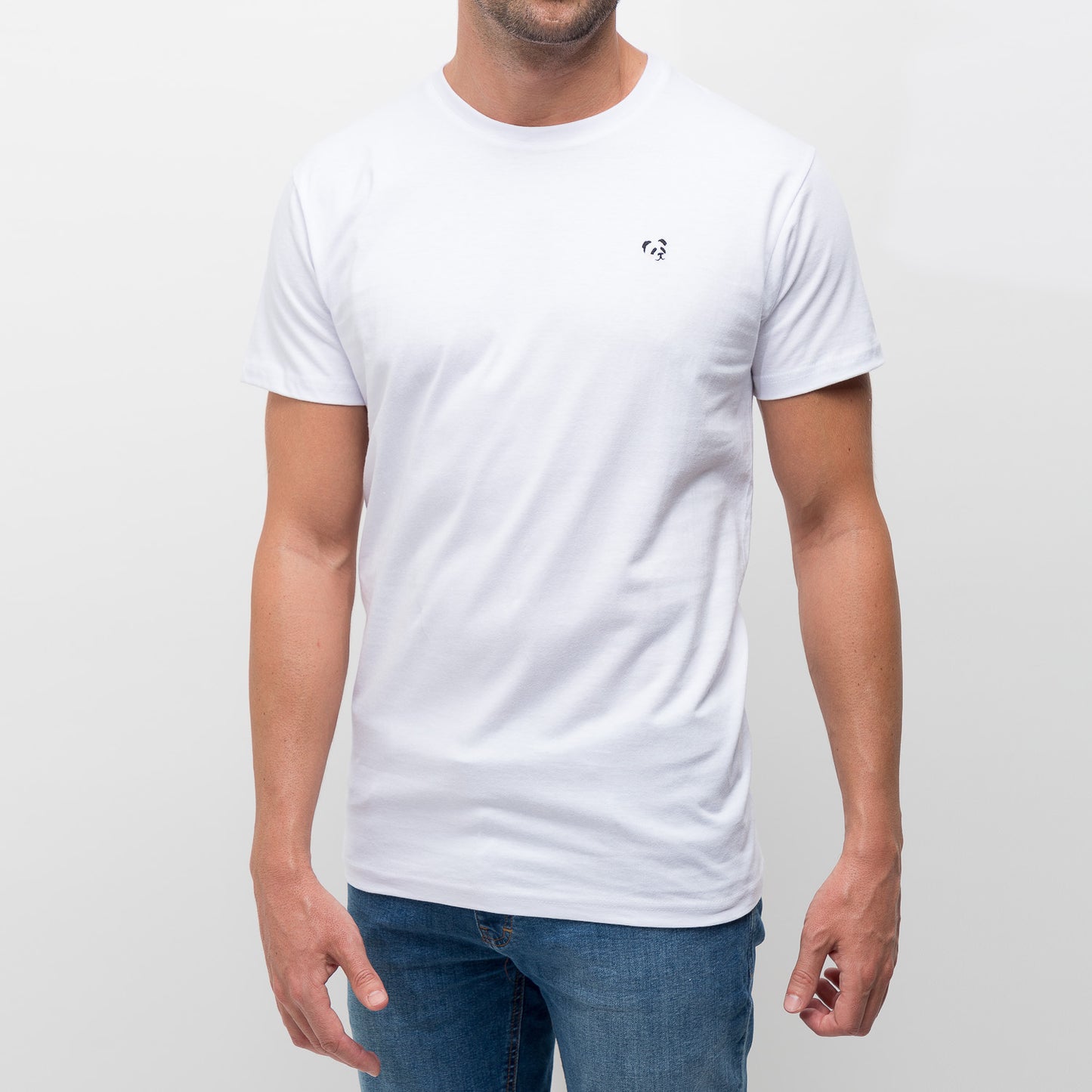 Camiseta "SimplyPanda" blanca